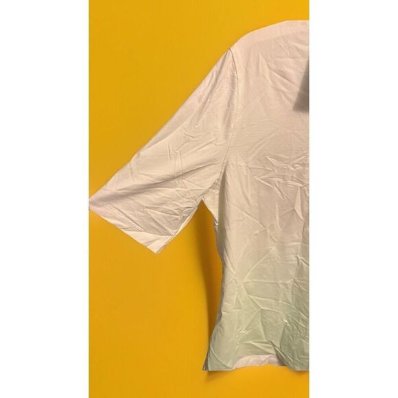 Under Armour Women’s Large White to Teal Gradient Heat Gear Polo A108 - Picture 5 of 5